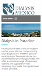 Mobile Screenshot of dialysismexico.com